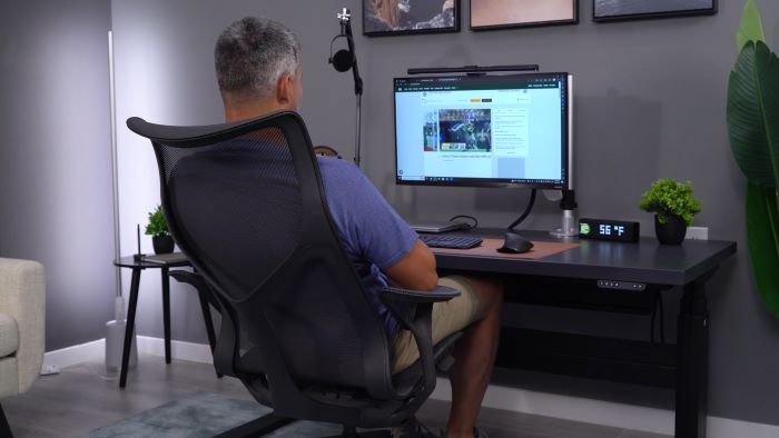 Mesh chairs can cause you to sit specific ways