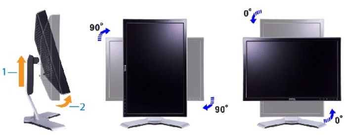 Normal monitors can rotate vertically