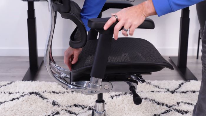 Seat depth adjustments