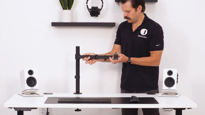 Entry level monitor arm