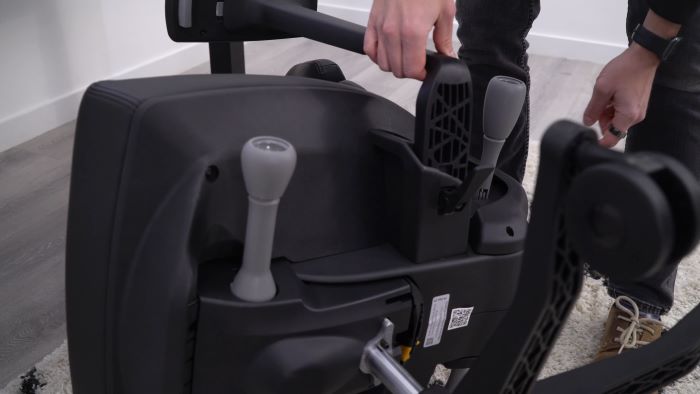 Arms are also adjustable