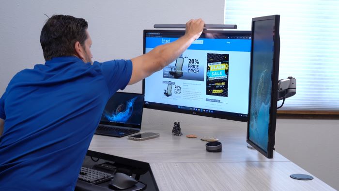 Light bars help brighten your workspace