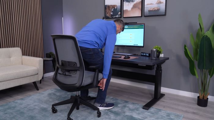 Adjustments are easily accessible