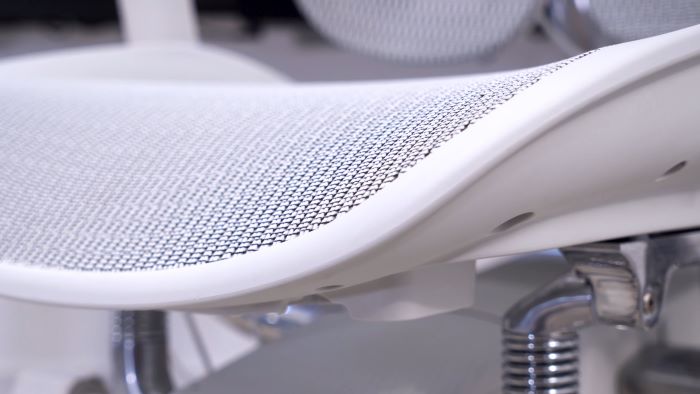 Close up of the mesh material